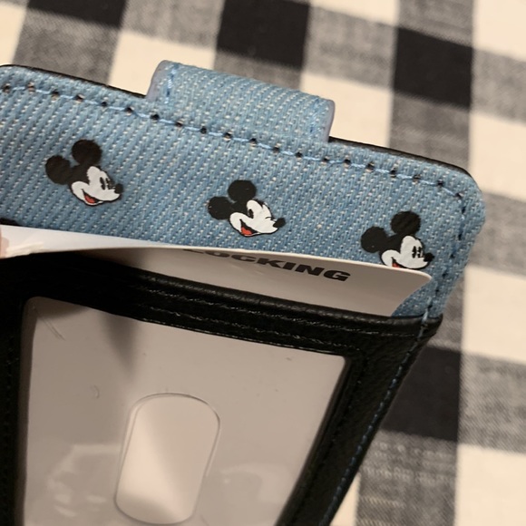 Disney Mickey Mouse Denim ID Wallet - Picture 5 of 5